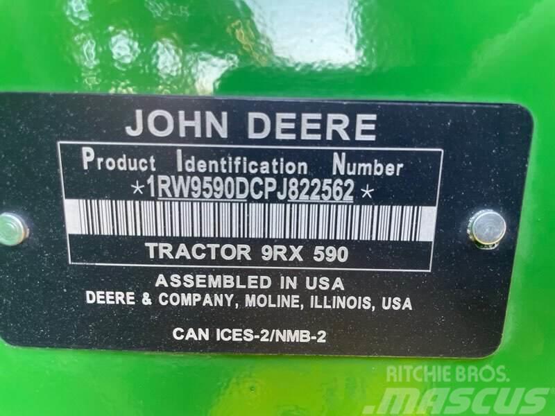 John Deere 9RX 590 Traktoriai