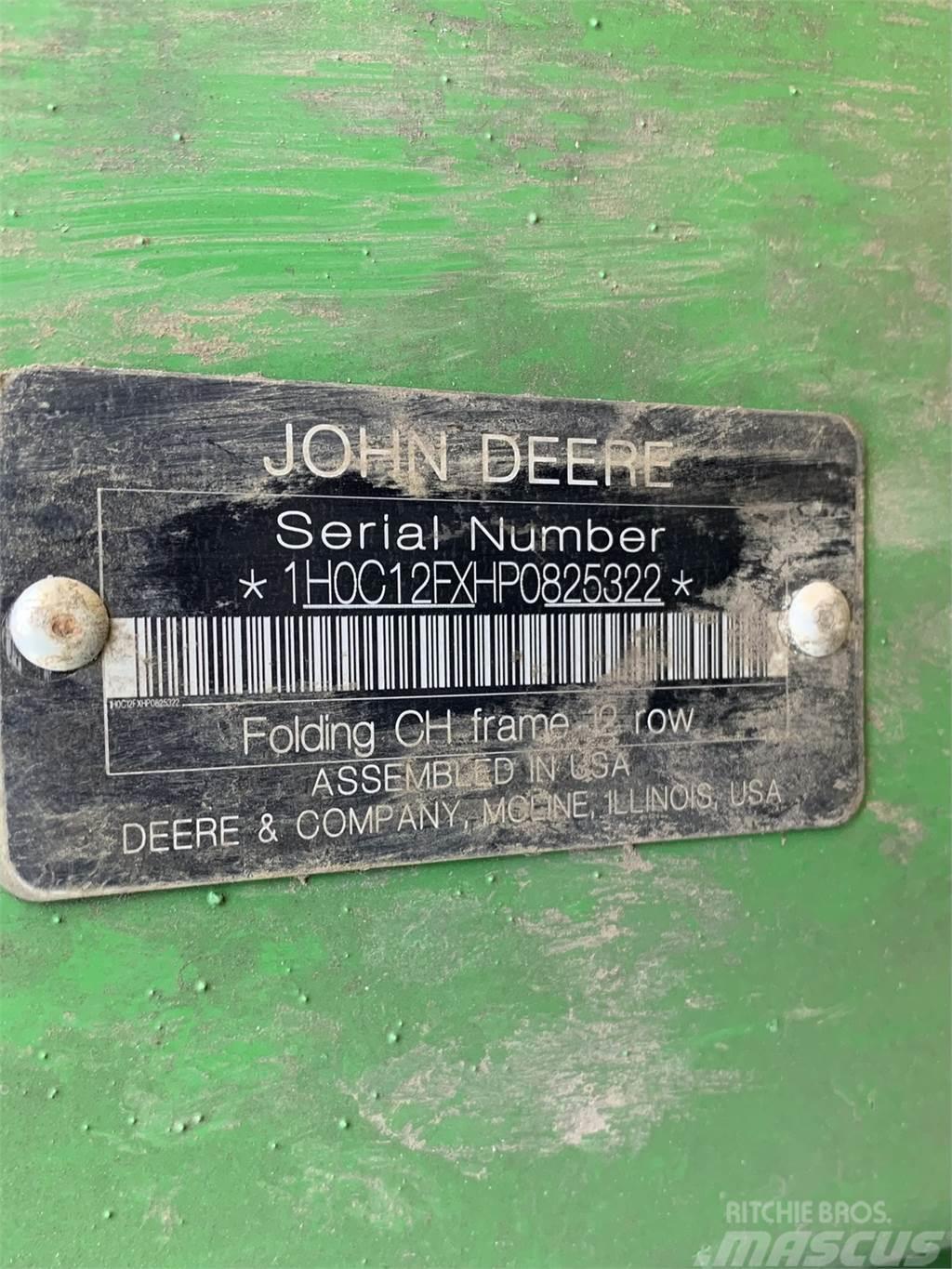 John Deere C12F StalkMaster Derliaus nuėmimo kombainų priedai