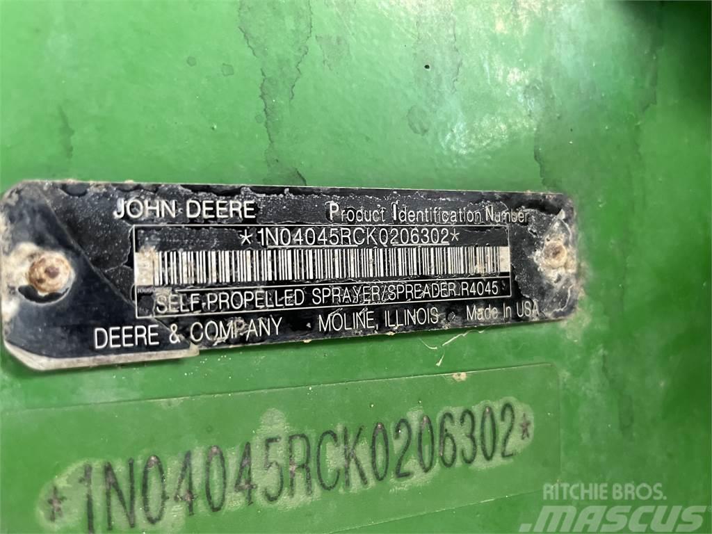 John Deere R4045 Prikabinami purkštuvai