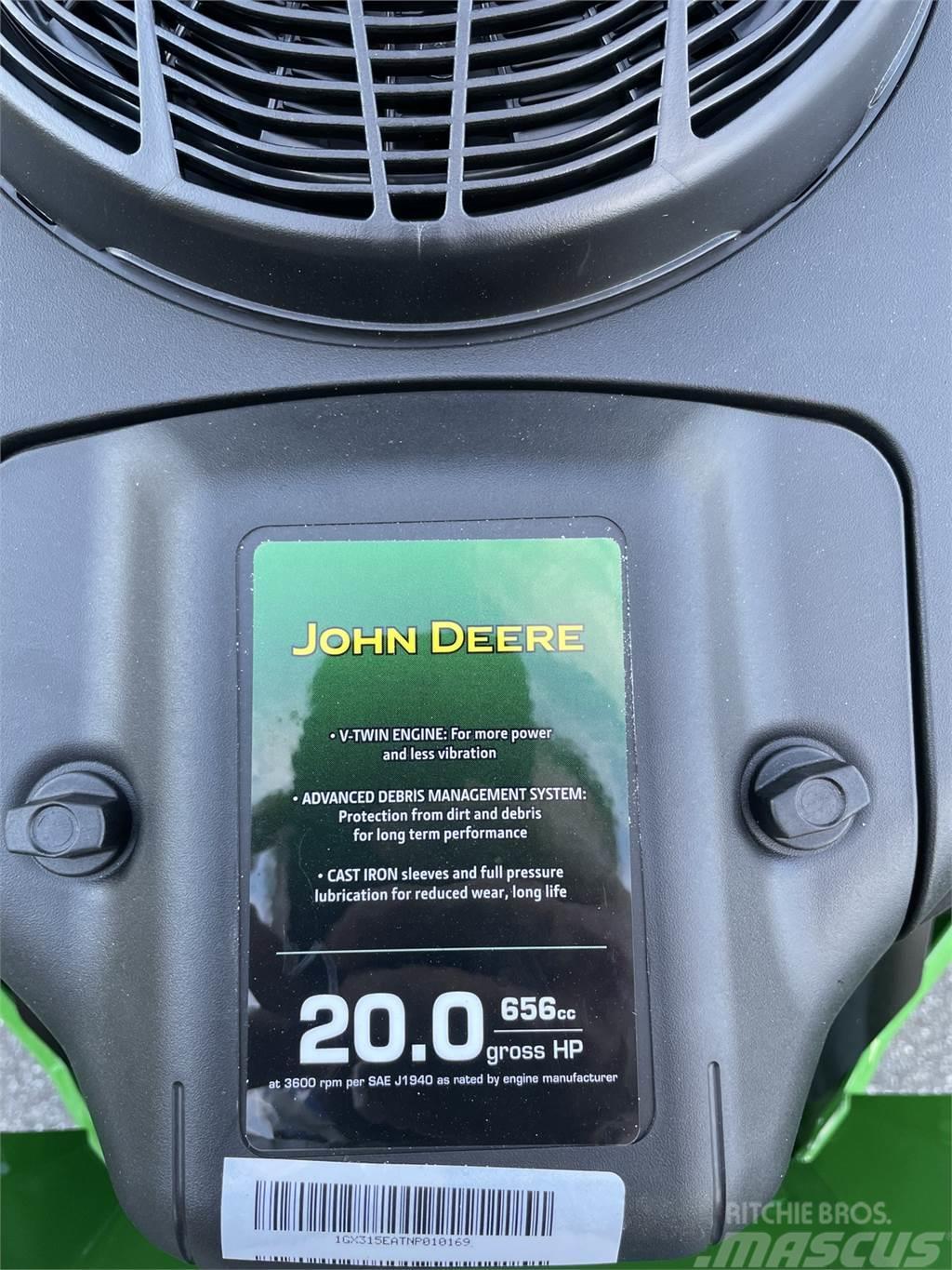 John Deere Z315E Žoliapjovės su lankstiniu vairavimo mechanizmu