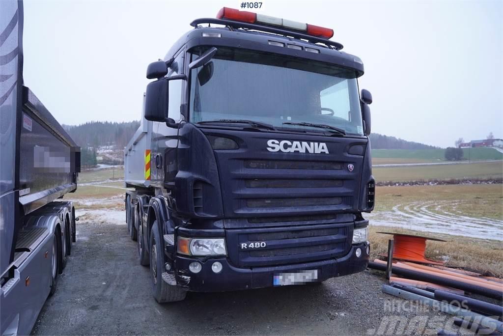Scania R480 8x4 Sunkvežimiai su dengtu kėbulu