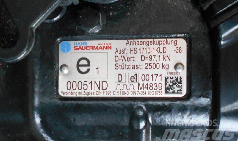  Sauermann Anhängekupplung HS 1710-1KUD Kiti naudoti traktorių priedai