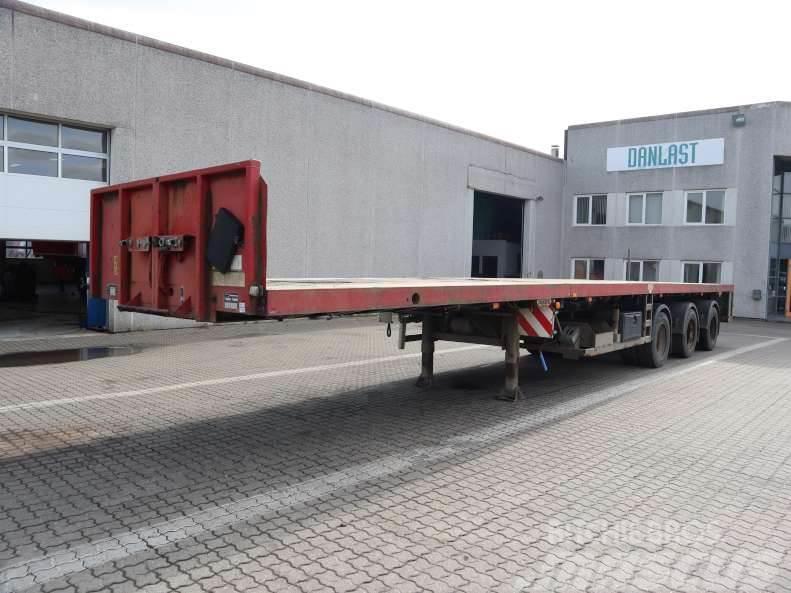 Broshuis Dobbelt udtræk Bortinių sunkvežimių priekabos su nuleidžiamais bortais