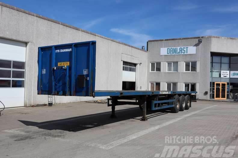 HRD 13.6 m Bortinių sunkvežimių priekabos su nuleidžiamais bortais