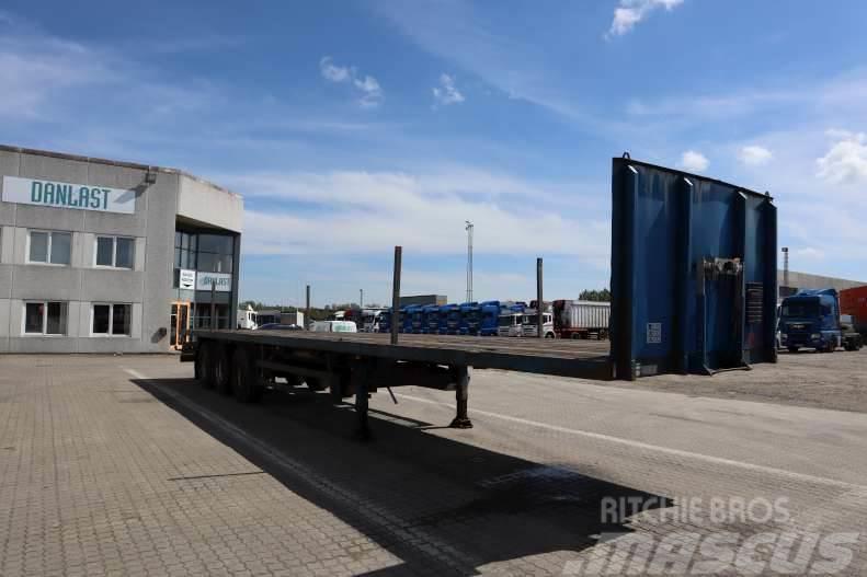 HRD 13.6 m Bortinių sunkvežimių priekabos su nuleidžiamais bortais