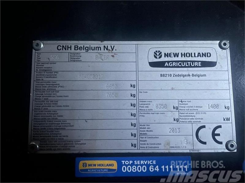 New Holland BB 1290 RC Stačiakampių ryšulių presai