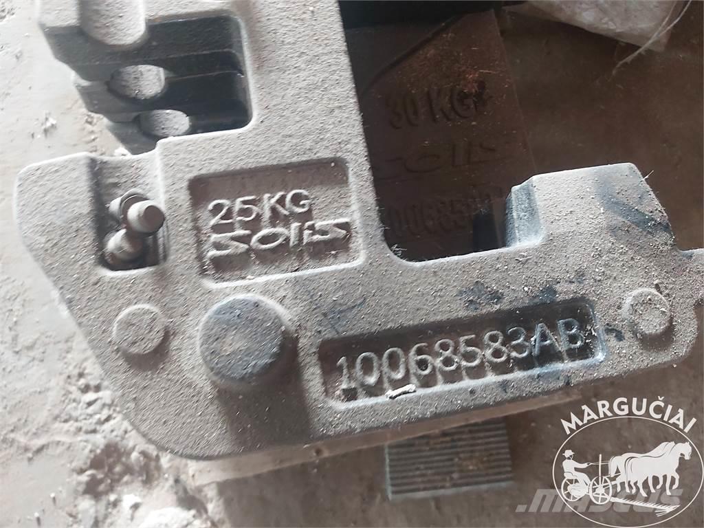 Solis Svoriai traktoriui , 160 kg. Kita žemės ūkio technika