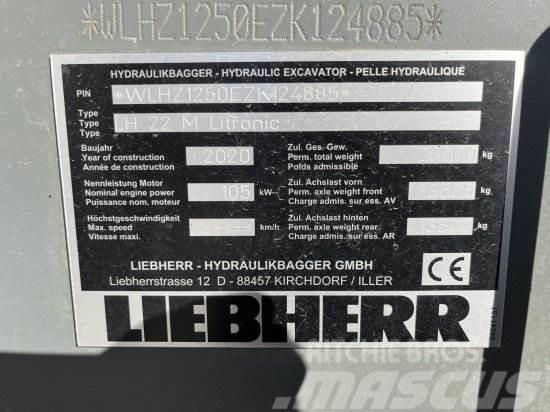 LIEBHERR LH 22 M LITRONIC, UMSCHLAGBAGGER, LIKUFIX Ratiniai ekskavatoriai