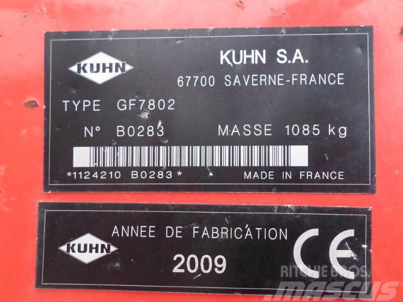 Kuhn GF 7802 Šieno grėbliai ir vartytuvai