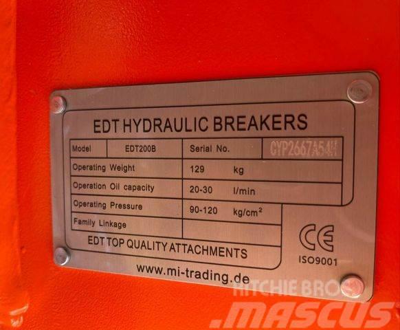  Hydraulikhammer EDT 200B - Passt 1,2 - 3 To Kita