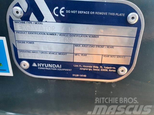 Hyundai HX140LC Vikšriniai ekskavatoriai