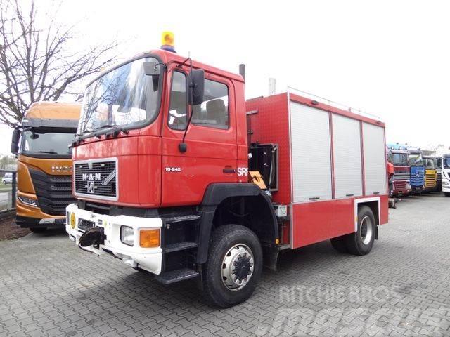 MAN F90 16.242 4X4 / Feuerwehr Automobiliniai kranai