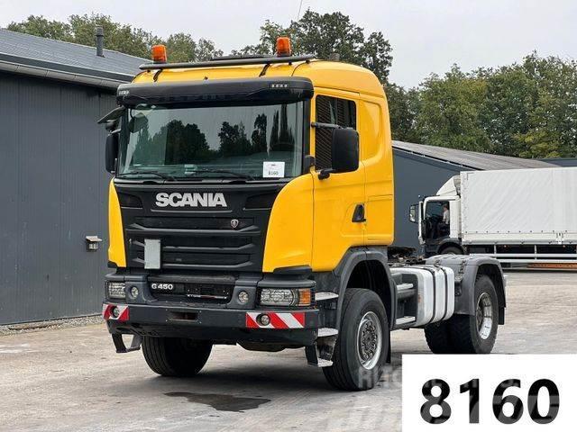 Scania G450 4x4 Euro 6 SZM Kipphydraulik Naudoti vilkikai