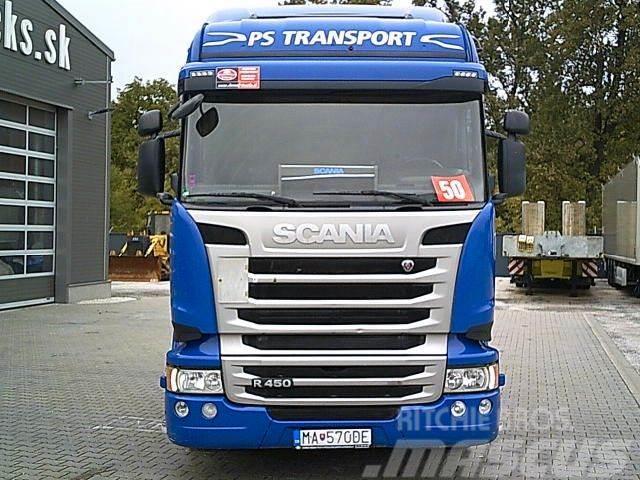 Scania R450 HIGHLINE Schubbodenhydraulik Naudoti vilkikai