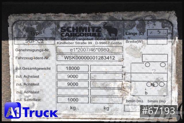 Schmitz Cargobull ZWF 18, MIDI, oben und unten gekuppelt, verstell Konteinerių priekabos