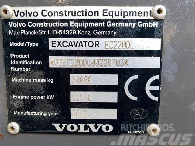 Volvo EC220 DL **BJ2013 *12558H/LASER Topcon *TOP* Vikšriniai ekskavatoriai