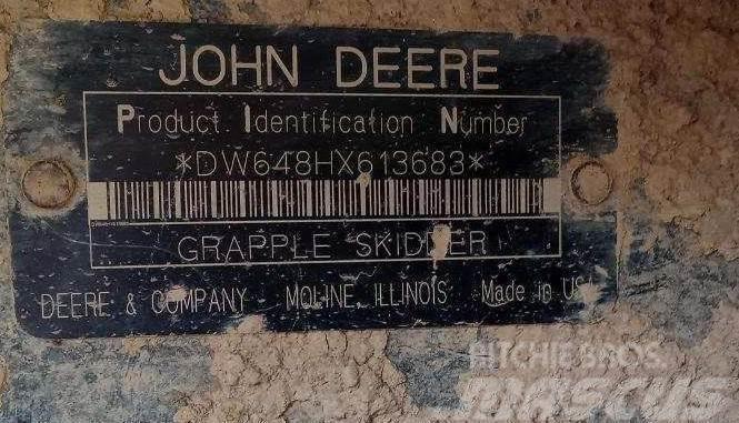 John Deere 648H Skiedrovežiai