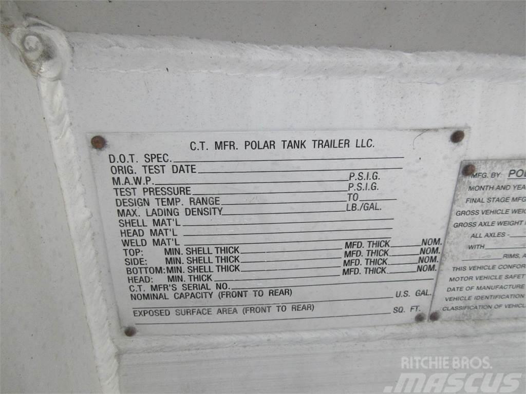 Polar 8400 GALLON CRUDE TANKER AIR RIDE WITH PUMP 200 BB Cisternos - priekabos