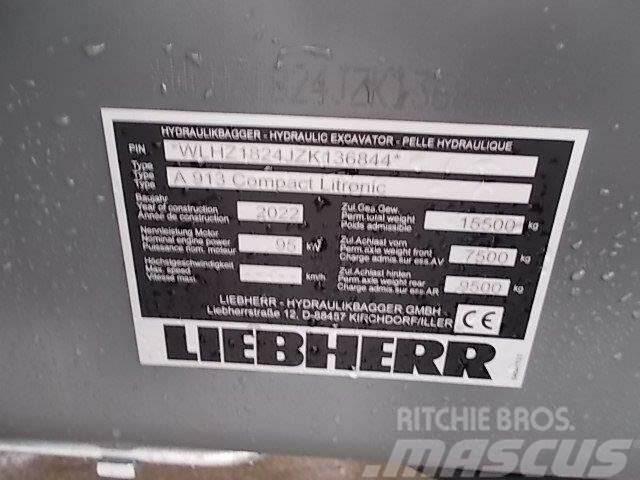Liebherr A 913 Compact G6.0-D Litronic Ratiniai ekskavatoriai