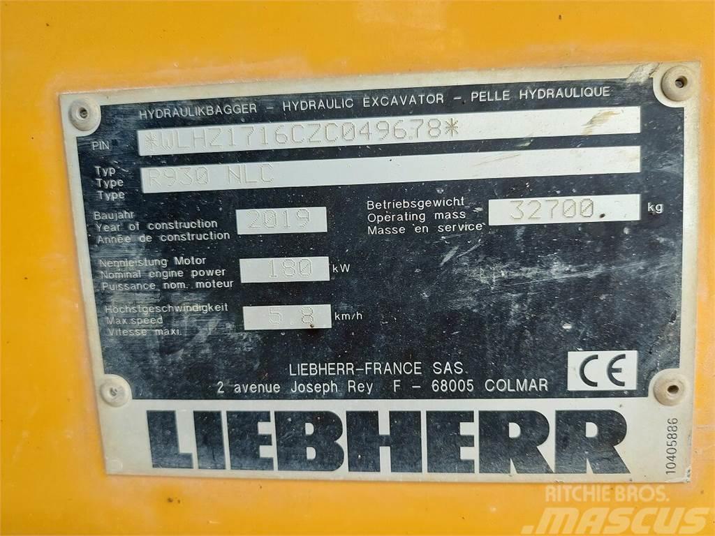 Liebherr R 930 NLC Vikšriniai ekskavatoriai