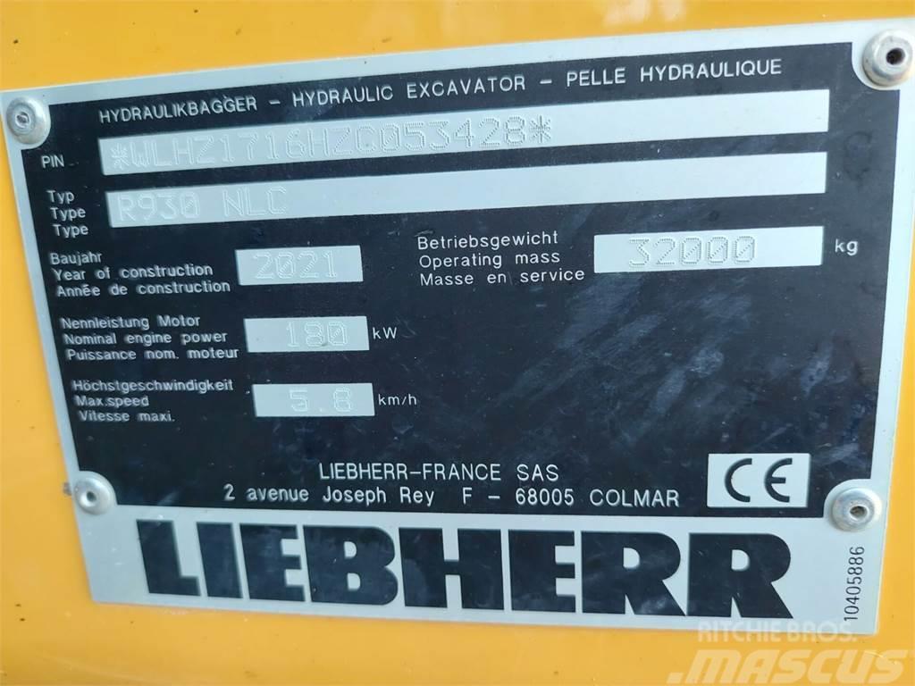 Liebherr R 930NLC Vikšriniai ekskavatoriai