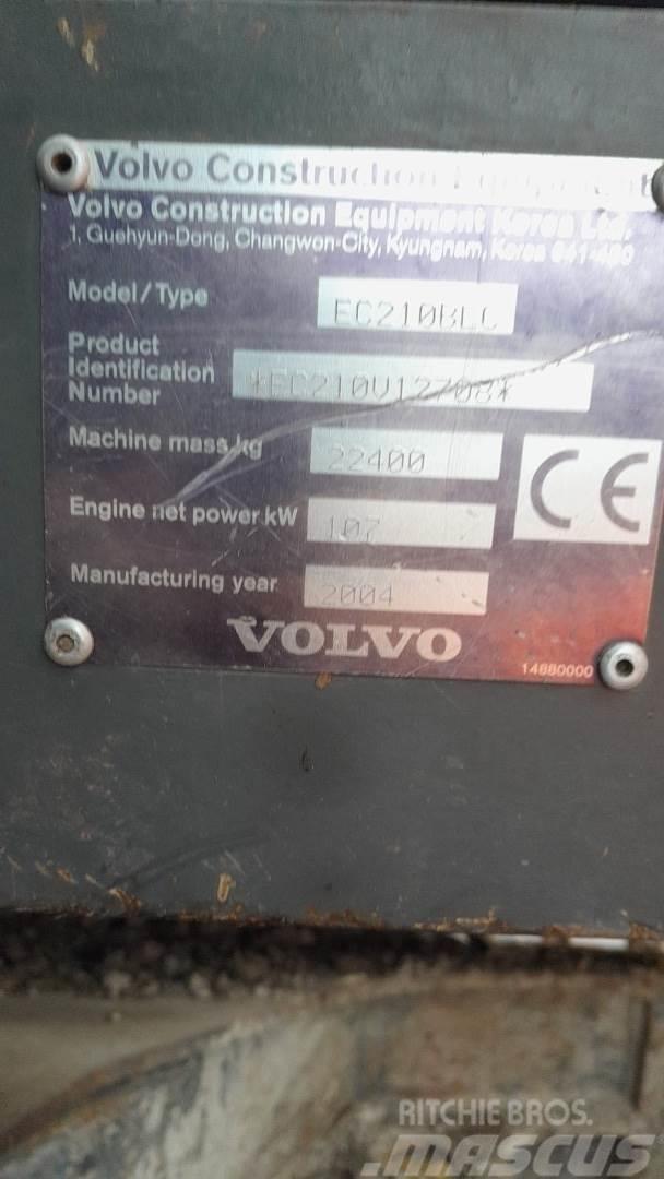 Volvo EC210BLC Vikšriniai ekskavatoriai