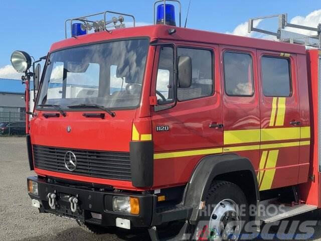 Mercedes-Benz LK 1220 4x4 Metz Feuerwehr TLF 16/25 Pumpe+2410L Sunkvežimiai su dengtu kėbulu