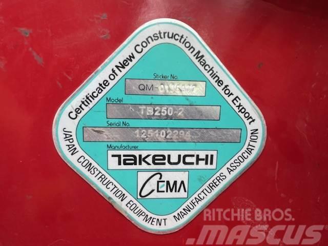 Takeuchi TB250-2 Mini ekskavatoriai < 7 t