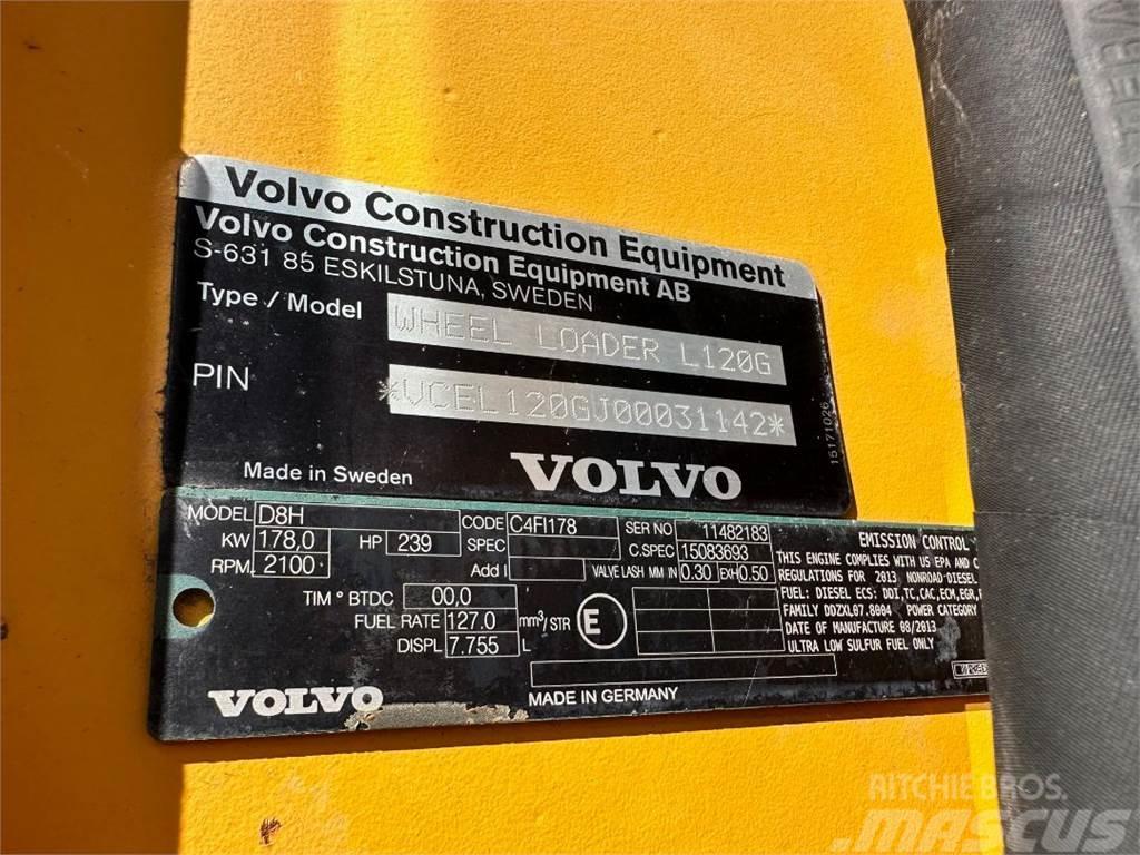 Volvo L120G Naudoti ratiniai krautuvai