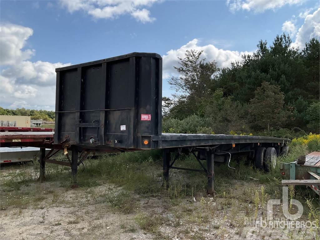 Fontaine 40 ft 2/Axle Spread Axle Bortinių sunkvežimių priekabos su nuleidžiamais bortais