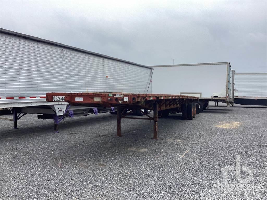 Fontaine 48 ft T/A Bortinių sunkvežimių priekabos su nuleidžiamais bortais