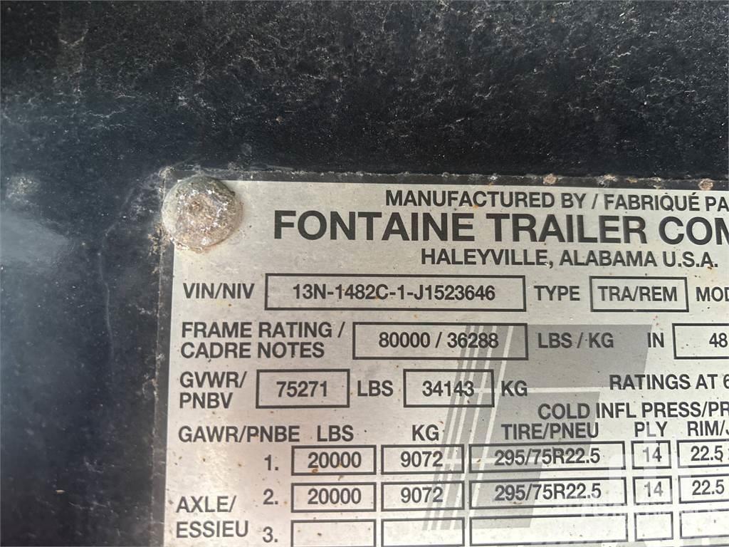Fontaine HAVSF12SST Bortinių sunkvežimių priekabos su nuleidžiamais bortais
