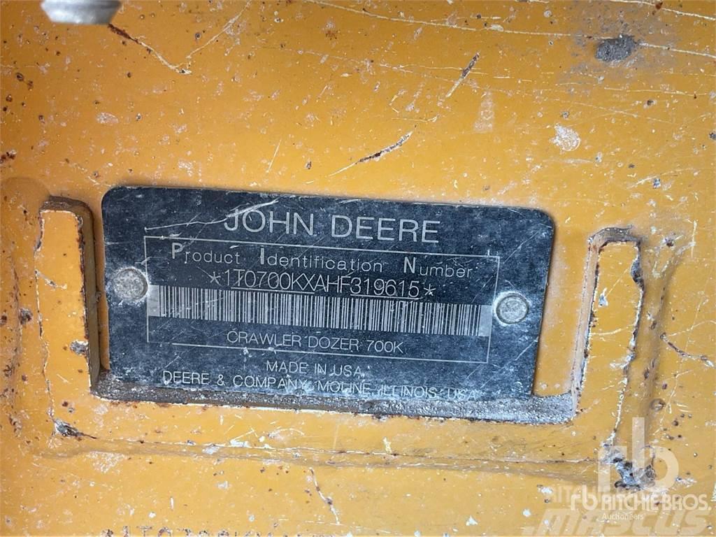 John Deere 700K LGP Vikšriniai buldozeriai