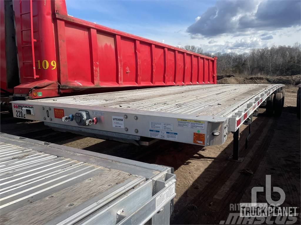 Manac 53 ft Bortinių sunkvežimių priekabos su nuleidžiamais bortais