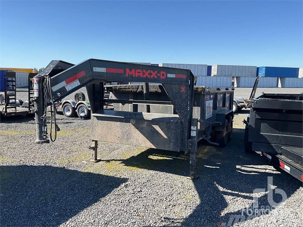  MAXX D 14 ft T/A Gooseneck Dump Autovežių priekabos