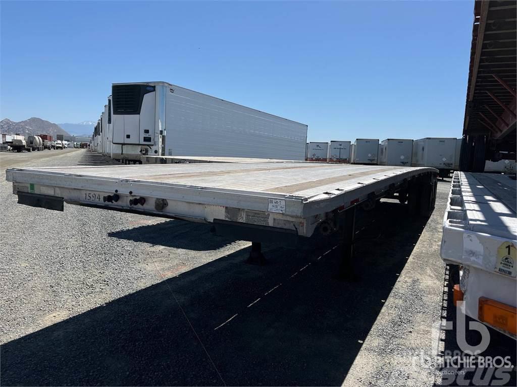 Raven 48 ft T/A Bortinių sunkvežimių priekabos su nuleidžiamais bortais