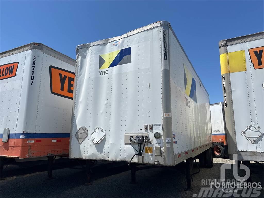 Utility 28 ft x 102 in S/A Box body semi-trailers