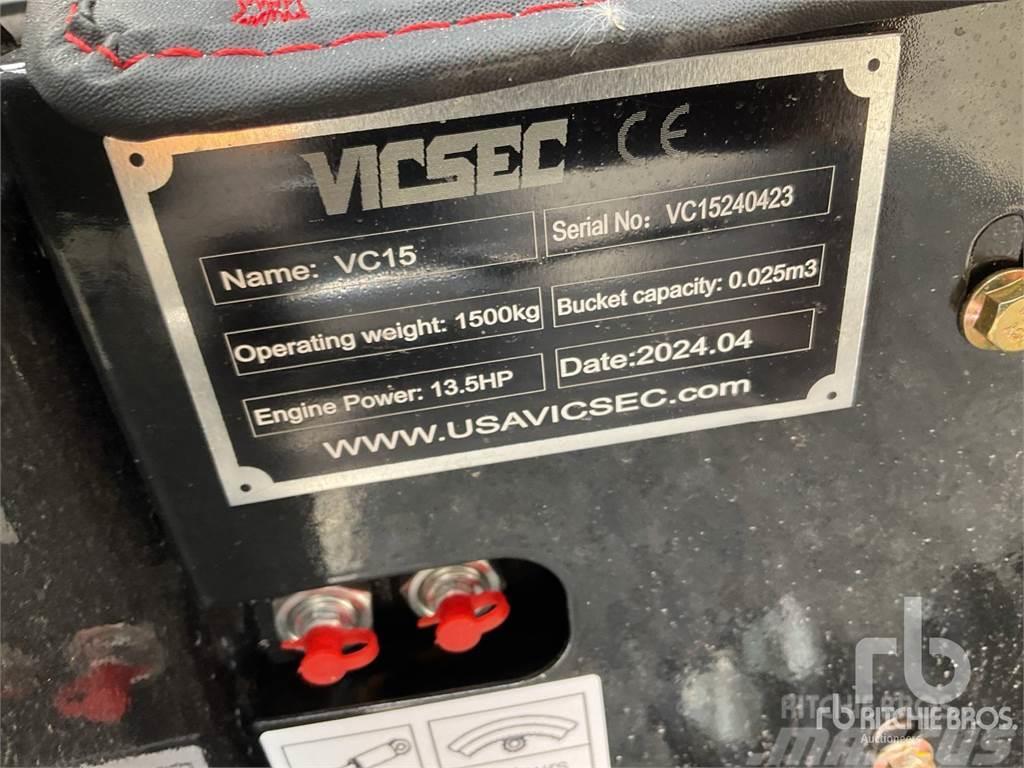  VICSEC VC15 Mini ekskavatoriai < 7 t
