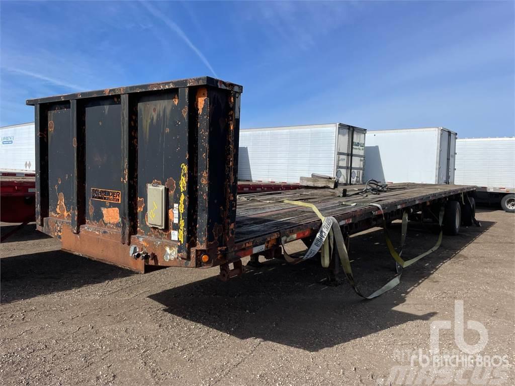 Wabash 48 ft T/A Bortinių sunkvežimių priekabos su nuleidžiamais bortais