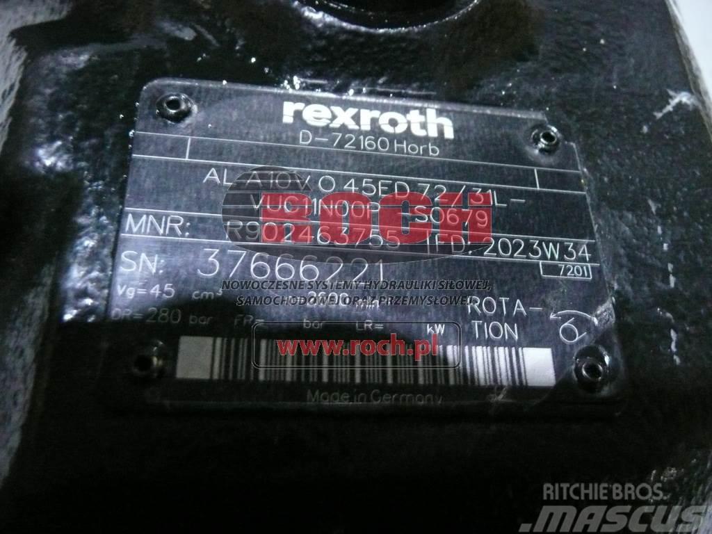 Rexroth AL A10VO45 LIEBHERR 10331353 Hidraulikos įrenginiai