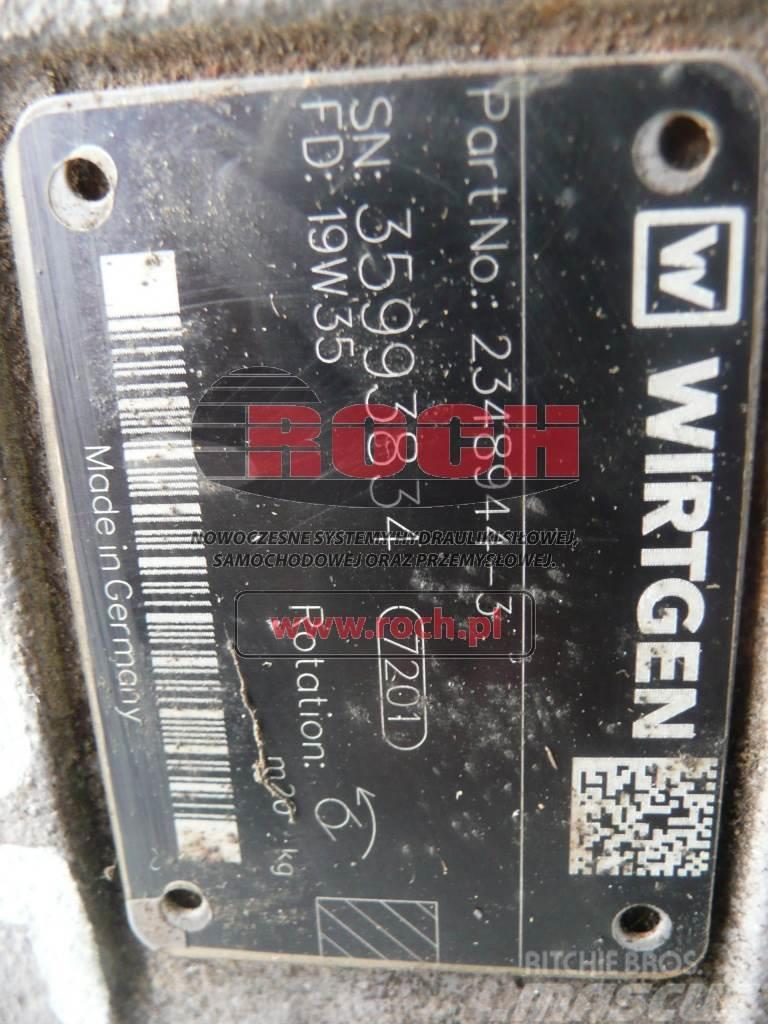 Wirtgen 2348944-3 Hidraulikos įrenginiai