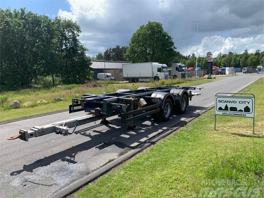 Kel-Berg C920V 20 ton - folde-slæde lift Konteinerių priekabos