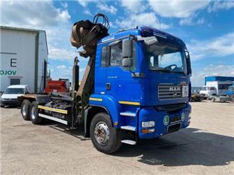 MAN TGA 26.440 6X4 for containers with crane vin 874
