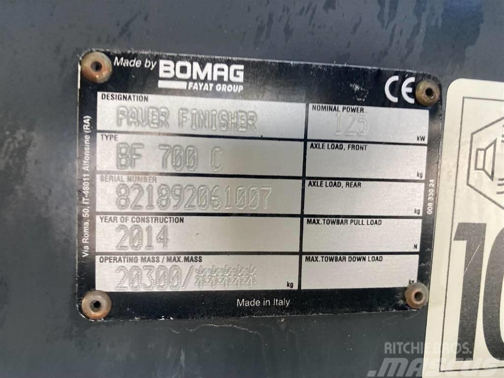 Bomag BF 700 C-2 S500 Stage IV/Tier 4f Asfalto klotuvai