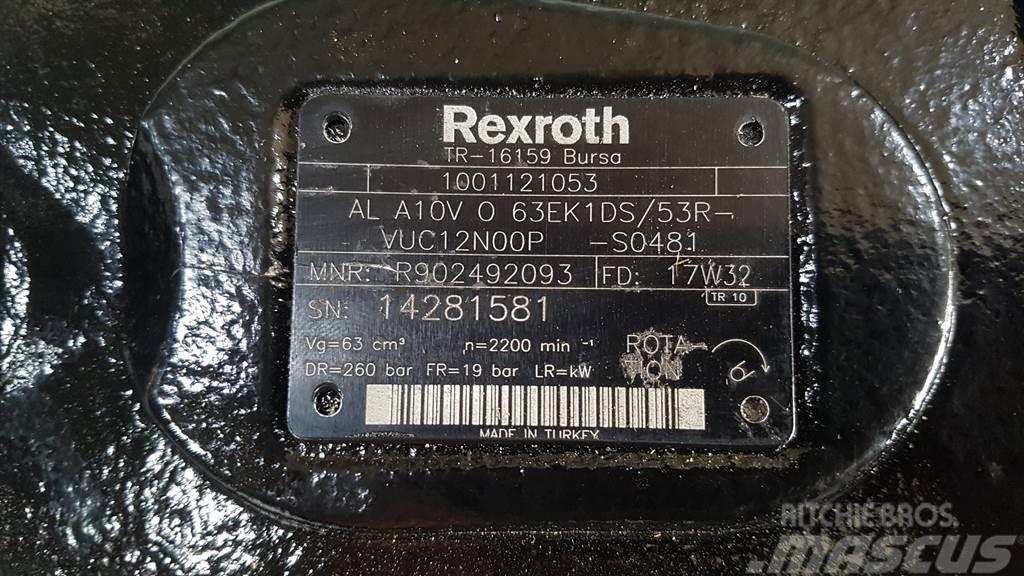 JLG 3006-Rexroth AL A10VO63EK1DS/53R-Load sensing pump Hidraulikos įrenginiai