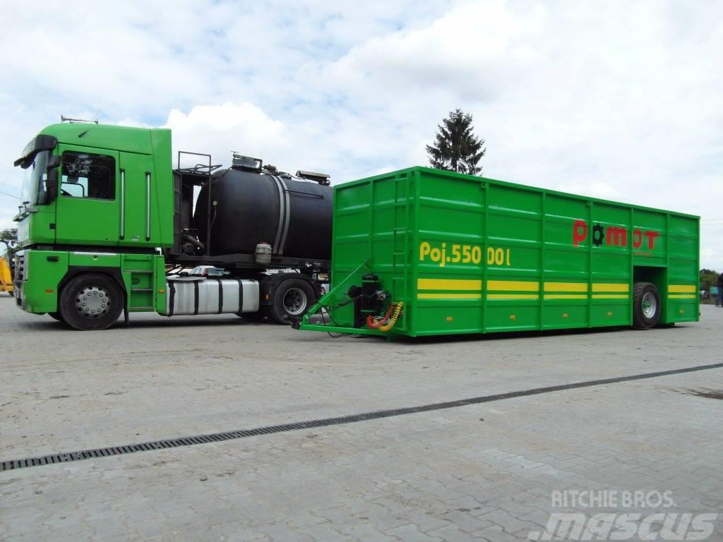 Pomot Slurry tank container  55000 L/Réservoir de lisier Srutų cisternos