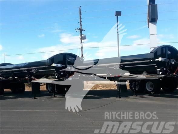 Jet Side Dump 40' Air Ride, 2 Way Valve, Electric Tarp Savivartės priekabos