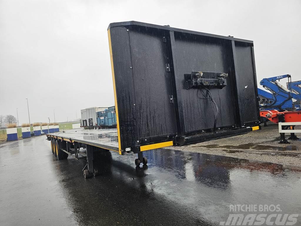 Van Hool 3B 2011 | 3 axle | mega | Low trailer | dutch trai Bortinių sunkvežimių priekabos su nuleidžiamais bortais