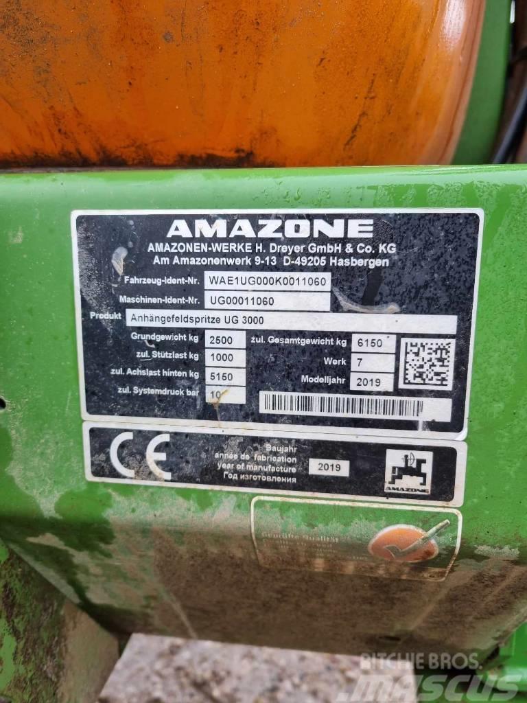 Amazone UG 3000 Prikabinami purkštuvai