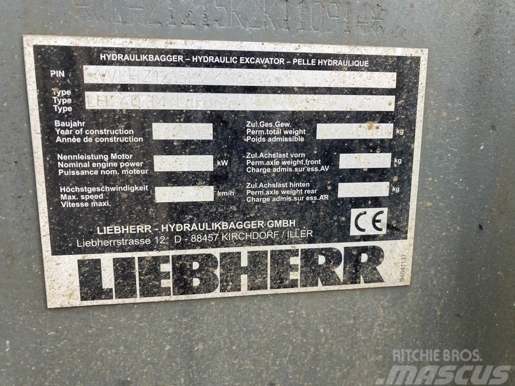 Liebherr LH 40 M Industry Litronic Atliekų / pramoniniai krautuvai